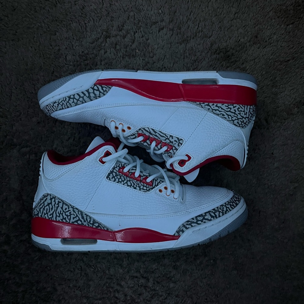 jordan 3 retro “cardinal red”